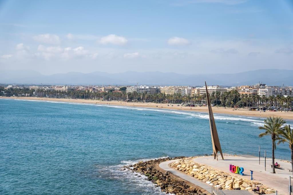 Апартаменты 1ªlinea Mar-Piscina-Wifi-Portaventura-Luxury-Chill5 Салоу Экстерьер фото